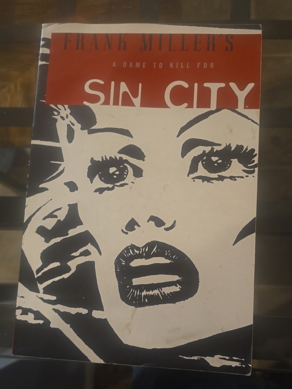 Frank Miller Sin City Graphic Novel - Black, White & Red Cover